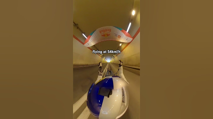 World Record Longest Glide Through a Tunnel by Red Bull Flyer #redbull #paragliding #hanggliding