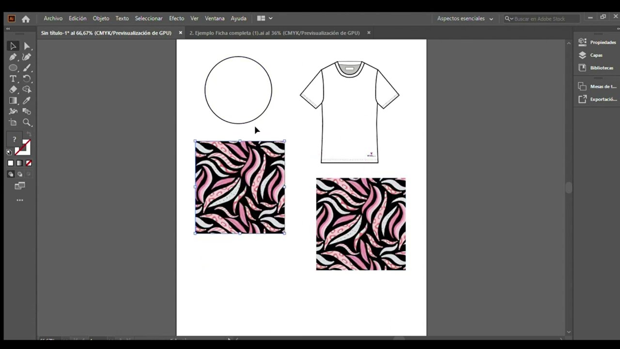 Cómo hacer MÁSCARA DE RECORTE en ILLUSTRATOR