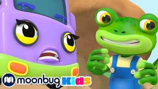 Gecko Gets Trapped in a CAVE!! | Gecko's Garage | Cartoon Trucks for Kids