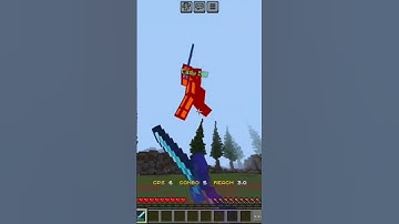 I use the jump reset with style #minecraft #zeqa.net #pvpboxing