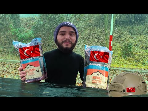 TÜRK ASKERİ YEMEKLERİNİ DENEDİM!! | TURKISH MRE