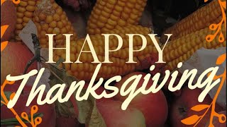 Happy Thanksgiving! (Nov. 25, 2021)