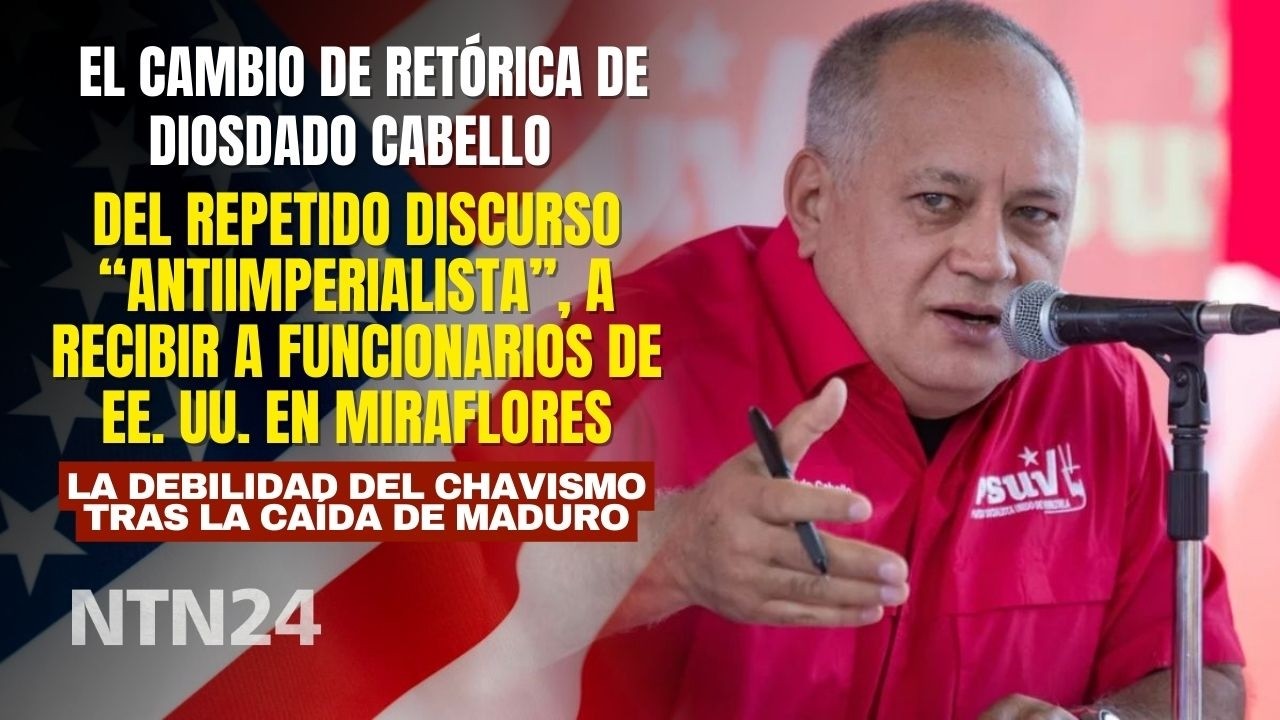 De “antiimperialista” a recibir a figuras de EEUU en Miraflores, el cambio de retórica de Diosdado