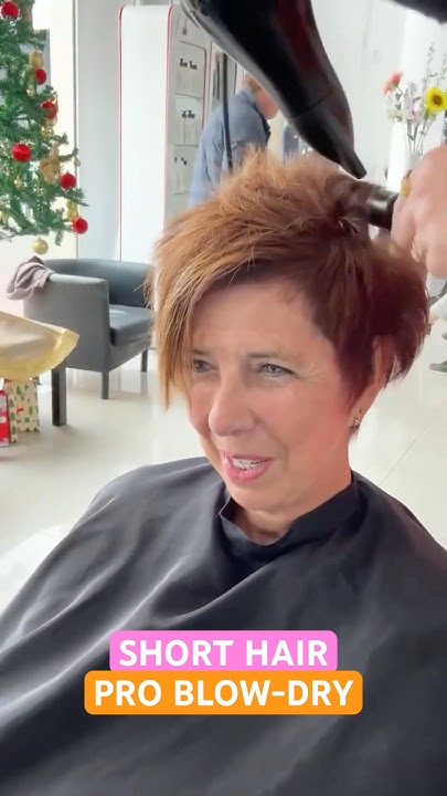  SHORT HAIR BLOW-DRY: Complete Tutorial Linked Below! 🔥🔥🔥 - YouTube