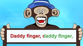 Finger Family KARAOKE Nursery Rhymes Cartoons for KIDS