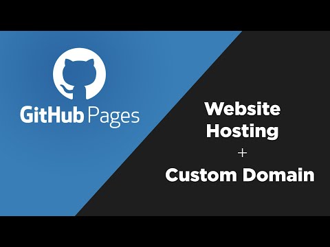 How to Host your Website on Github & Add a Custom Domain Name