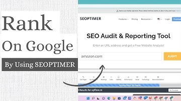 How to rank website on google for free by using SEOPTIMER