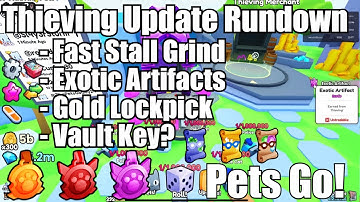 How to farm FAST Artifacts in PETS GO! Exotic Artifacts | Part 1 Thieving Update Rundown