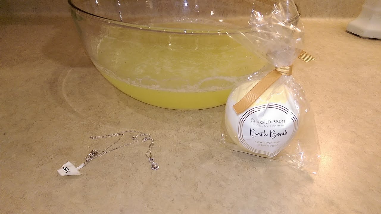 Necklace Reveal Charmed Aroma Bath Bomb New ! YouTube