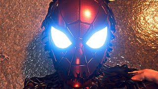 Iron Spider-Man Gets The Black Suit Transformation Scene - Marvel's Spider-Man 2 (New Game +)