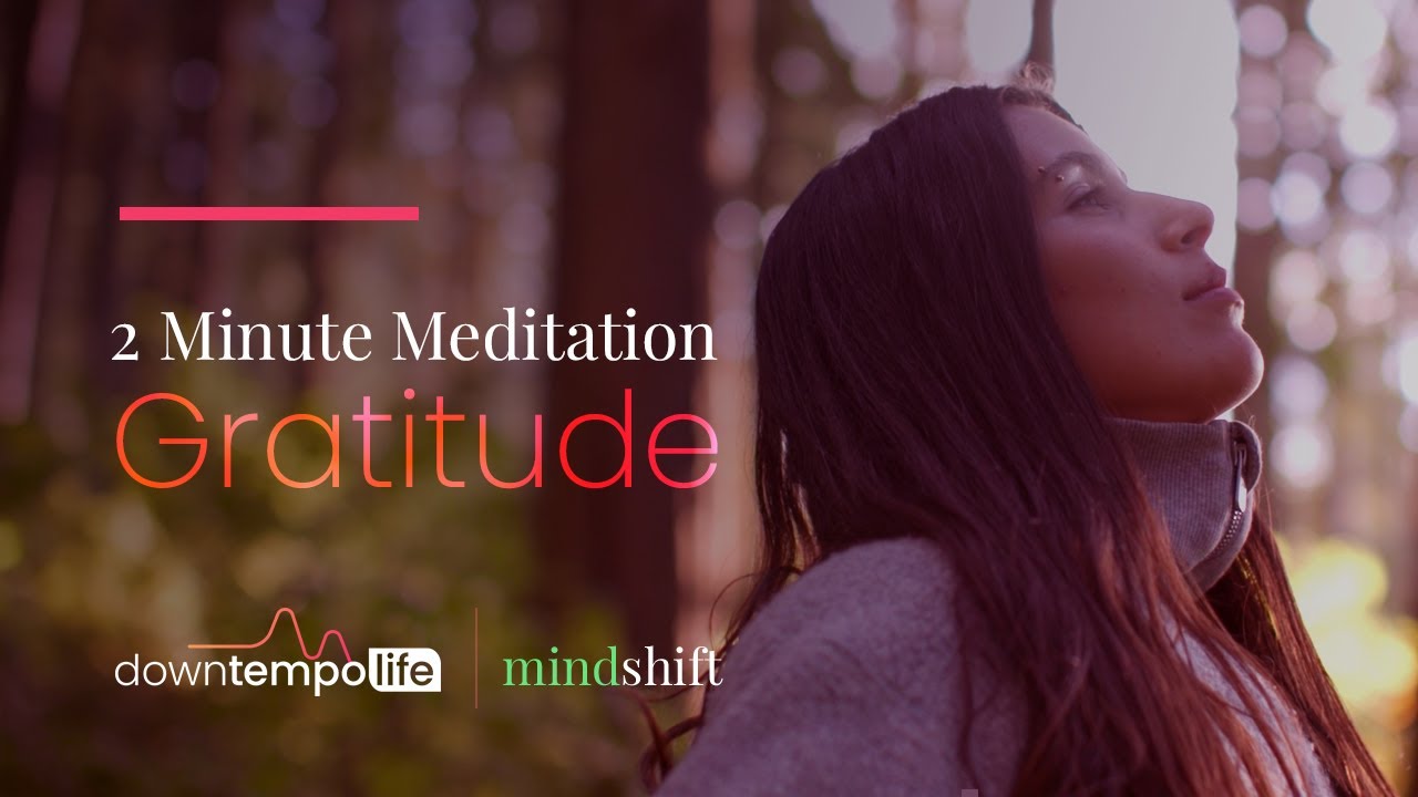 Gratitude Mind Shift Meditation | 2 Minute Meditation for a Positive ...