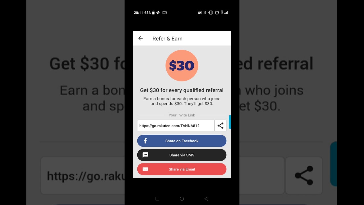 Rakuten Referral Invite Link