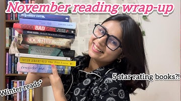 NOVEMBER MONTHLY WRAP UP💕| worst & best books | mixed genre books 📚
