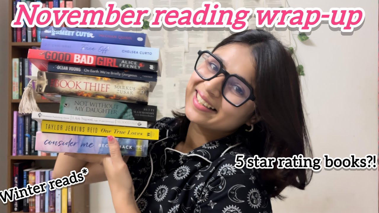 NOVEMBER MONTHLY WRAP UP💕| books to read | Romance books| Thriller books| Sad books 📚