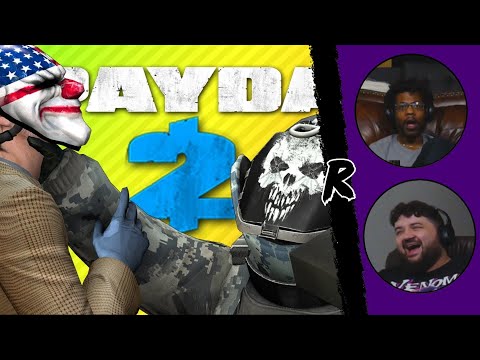 GETTING CHOKESLAMMED FOR MONEY | Payday 2 - @TheRussianBadger |  DRAWN UP REACTS