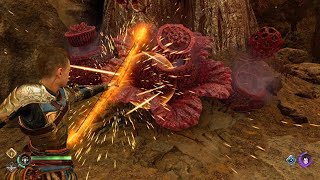 God of War Ragnarök - Loki randomly playing Jotunheim fauna