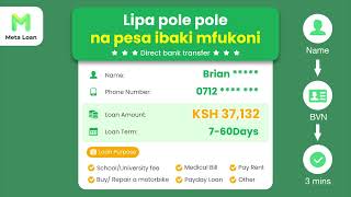 Metaloan is a convenient cash loan app designed to meet users' financial needs