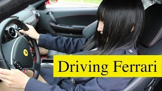 憧れのフェラーリF430に初心者マークを付けて走行！！( ^ ^ )/