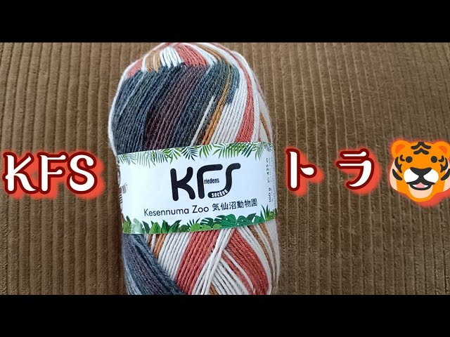 Yarn Review 🧶] The color of the tiger 🐅 yarn from Kesennuma Zoo