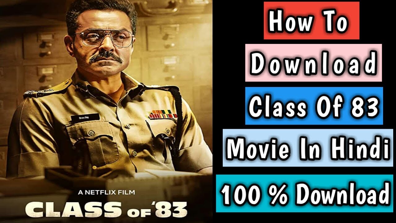 How To Download class of 83 Movie | class of 83 full movie कैसे download करें | Movie Download Wale