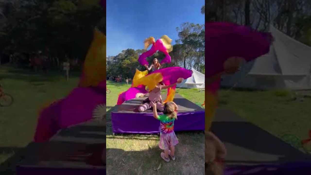 Illumina Flow Arts | Silk Fans Flow | (We have a little fan💕)