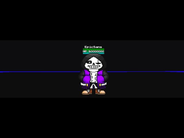 Pixilart - epic sans by g-sans