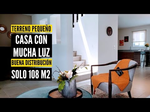 CASA en Terreno Pequeño SOLO 108 M2!