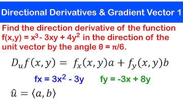 🟡09a - Richtingsderivaten en de gradiëntvector 1