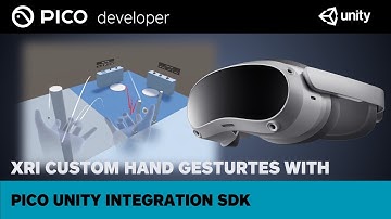 XRI Custom Hand Gestures with PICO Unity Integration SDK. Webshoot and Teleport!