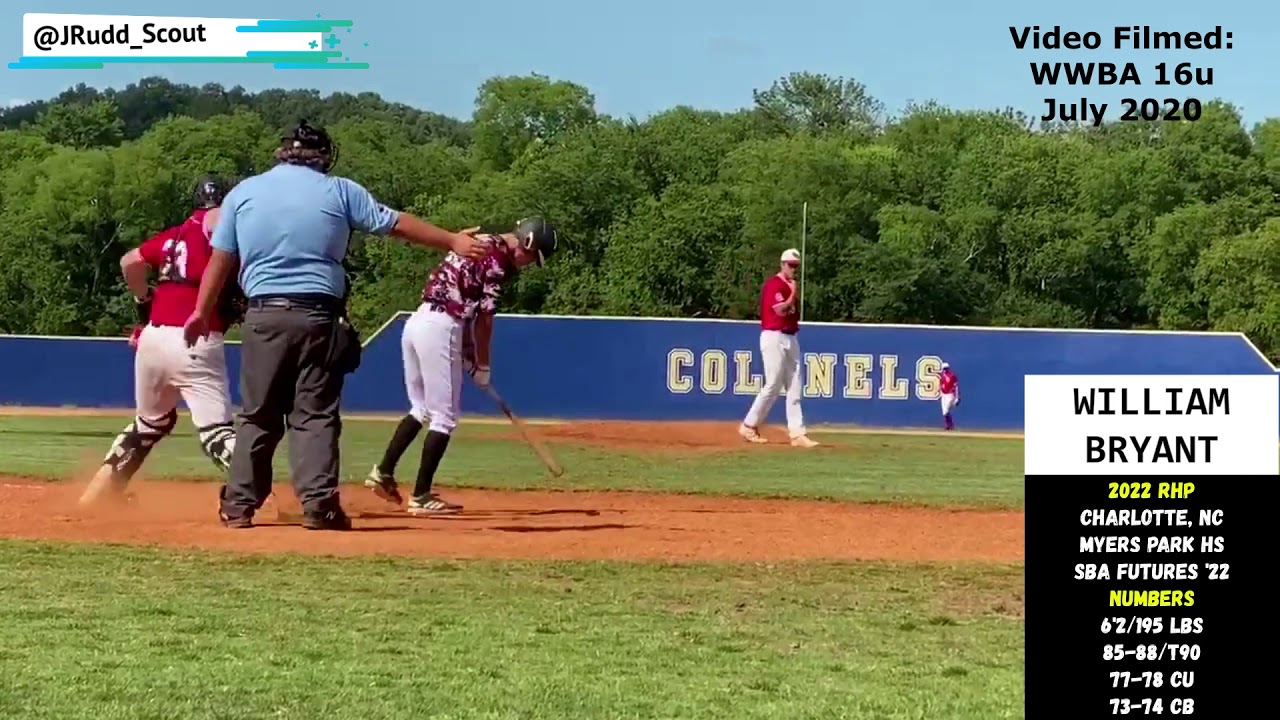 William Bryant (2022 RHP/SS) *GAME HIGHLIGHTS* / Charlotte, NC