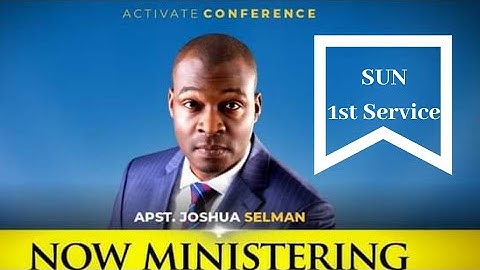 [1st Service] Activate Conference @HoTR PH with Apostle Joshua Selman