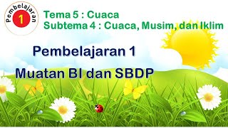 Kelas 3 Tema 5 Subtema 4 Pembelajaran 1 Muatan BI dan SBDP