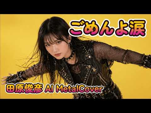 【AI MetalCover】ごめんよ涙【田原俊彦】