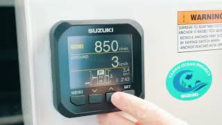 Troll Mode on the Suzuki Multi-Function Gauge (SMG) 2022 - Suzuki The Ultimate Outboard Motor