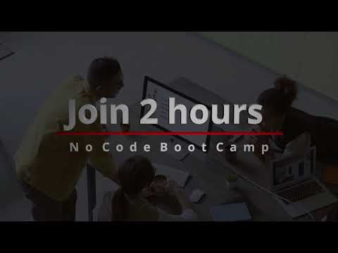 Learn Web app development No code - Boot Camp - YouTube