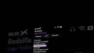 DJ GODZILLA SLOW FUL BASS LIRIK || STATUS WA 30 DETIK VIRAL TIKTOK #shorts