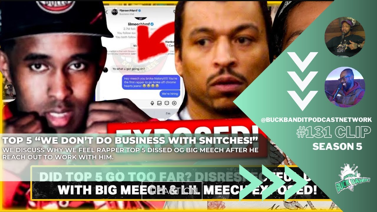 Rapper Top 5 "50 cent, why this snitch Big Meech try to do business with me?" | BBP 131 Clip