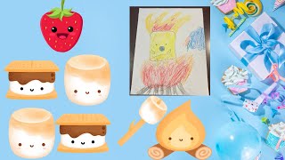 Learn to Draw Flamemallow with the YouTube Kids App | Fun Tutorial for all ages!