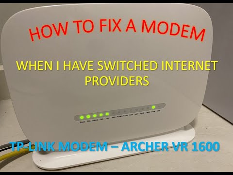 HOW TO CONNECT MY BYO MODEM TO A NEW INTERNET COMPANY