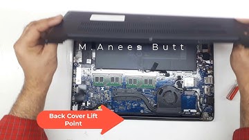 Dissambley Dell Latitude 7480 ssd harddisk and battery removing