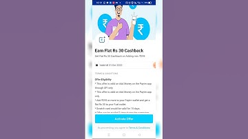 Paytm ₹30 Cashback for all | Paytm new cashback offer today😍