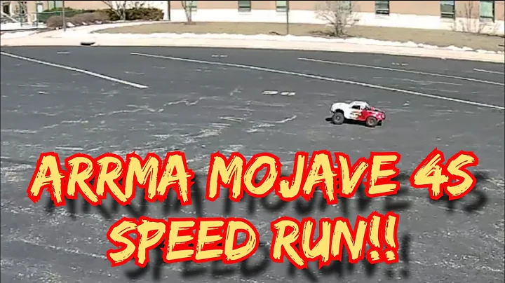 ARRMA Mojave 4s SPEED RUN! How fast is she?