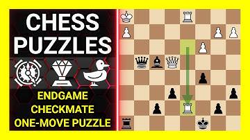 Chess Puzzles to Practice. Themes: Endgame, Checkmate, One-move puzzle. Learn Chess
