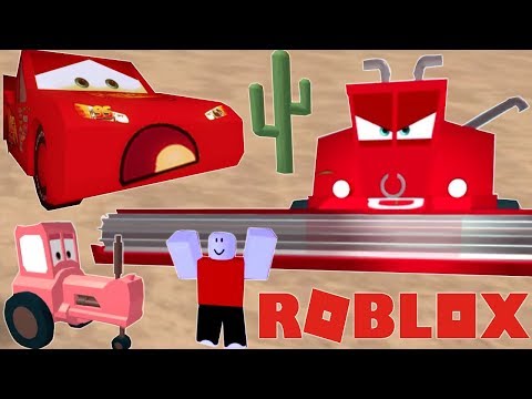 Roblox Disney Cars Watch Out For Frank And Race To The Finish Line Youtube - roblox tractor tipping