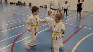 Power Dragons Kids Karate Luton - Three Step Kumite (Jodan Uke Nihonme)