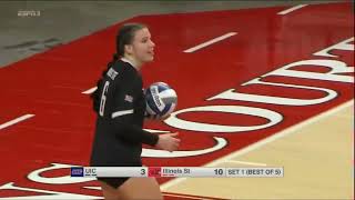 2022 UIC vs ISU Volleyball 10-02-2022