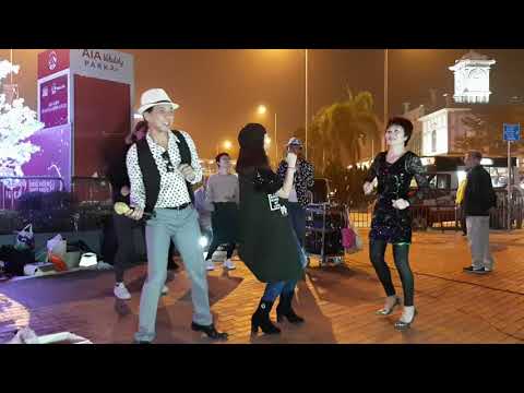 旺角羅文歌舞團  中環摩天輪下  情歌王子Simon  勁歌串燒  2019.1.12