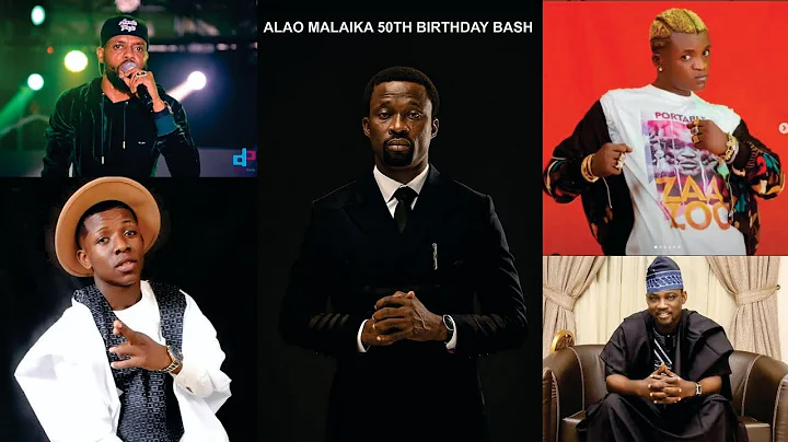 Alao malaika celebrate his 50th birthday with vip party cost over one million