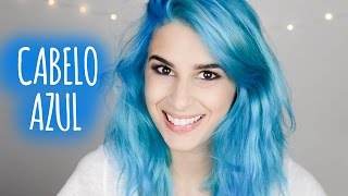 Pintando O Cabelo Comigo Azul Turquesa