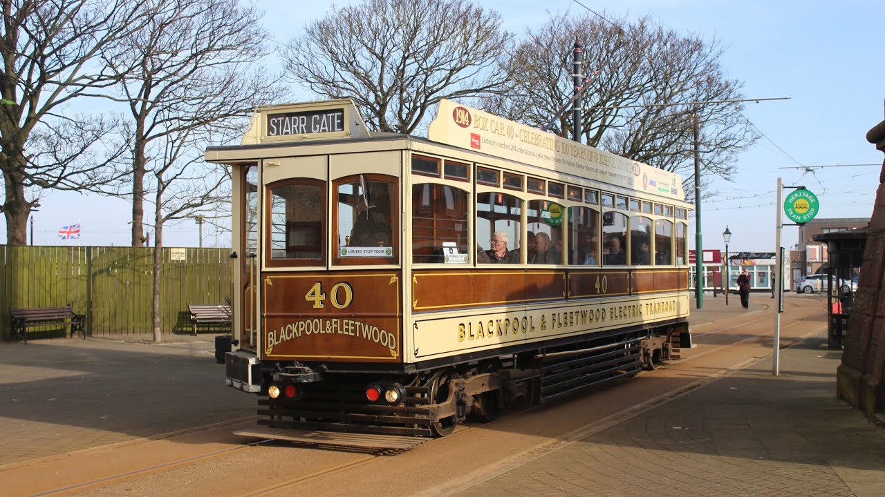 Blackpool Heritage Trams - Box Car 40's Last Weekend in Heritage Service
